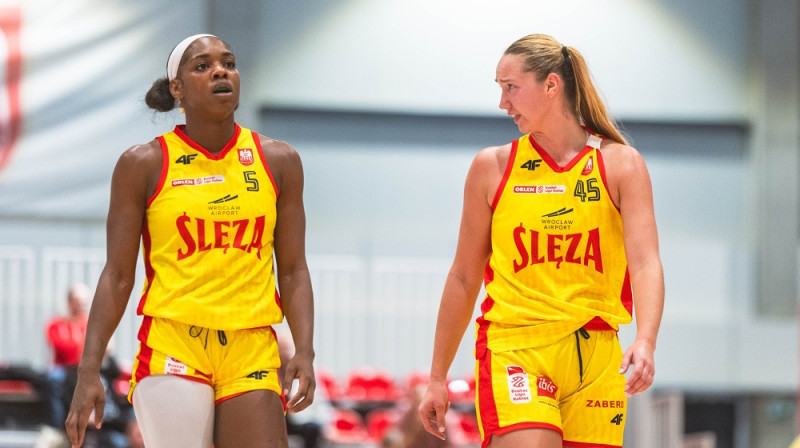 Digna Strautmane un Džemrisa Deivisa. Foto: Sleza Wroclaw