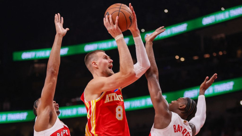 Kristaps Porziņģis. Foto: AP/Scanpix
