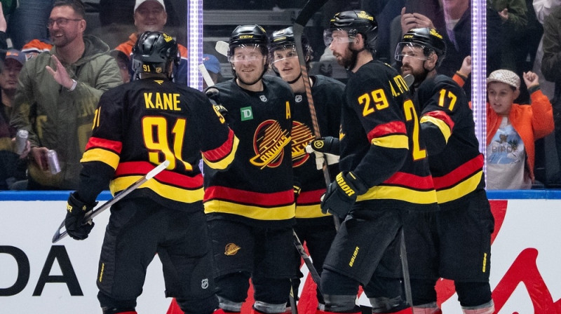 "Canucks" hokejisti. Foto: AP/Scanpix