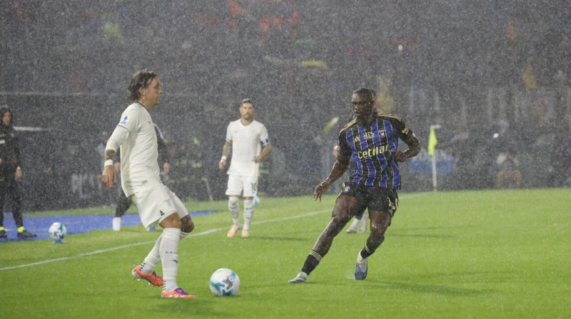 Mirklis no Pizas cīņas pret Romas "Lazio". Foto: Enrico Mattia del Punta/EPA/Scanpix