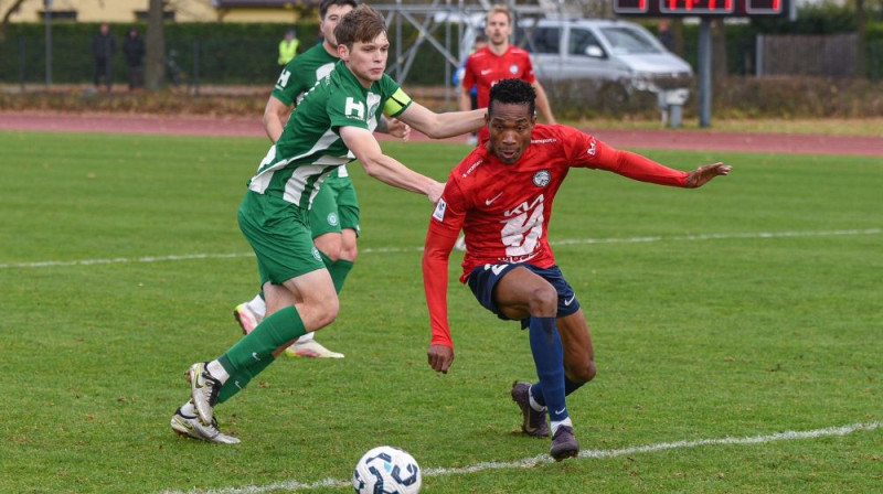 Epizode no "Metta" – "Jelgavas" mača Foto: Ruslans Antropovs