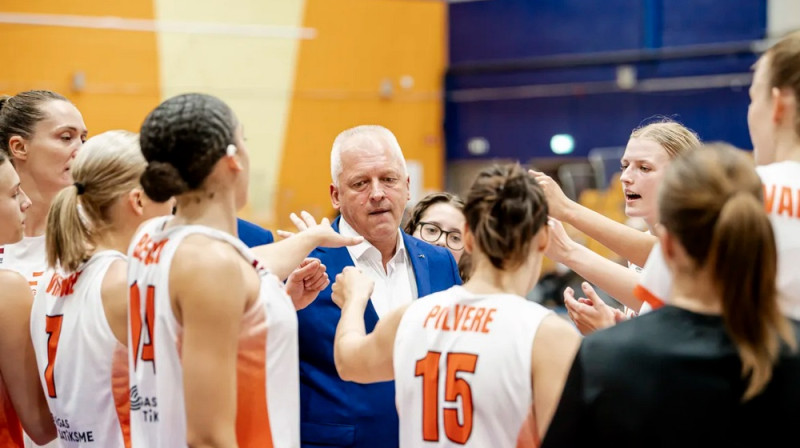 TTT basketbolistes 2025. gada 9. oktobrī. Foto: Renārs Koris