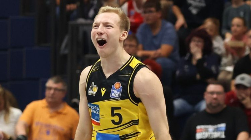 Toms Skuja. Foto: MHP Riesen Ludwigsburg