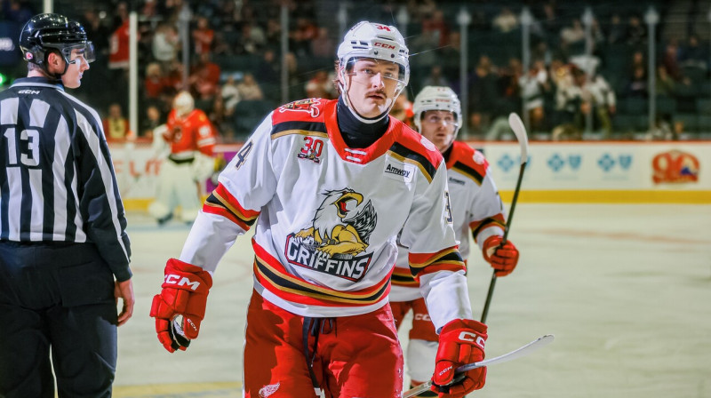 Eduards Tralmaks. Foto: Grand Rapids Griffins
