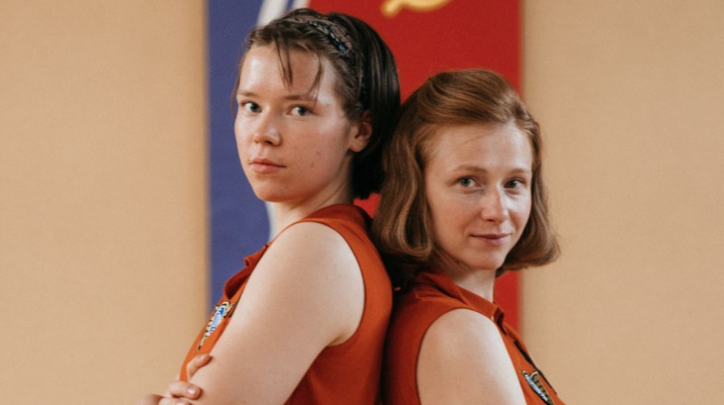 Evelīna Otto un Agnese Budovska. Publicitātes foto