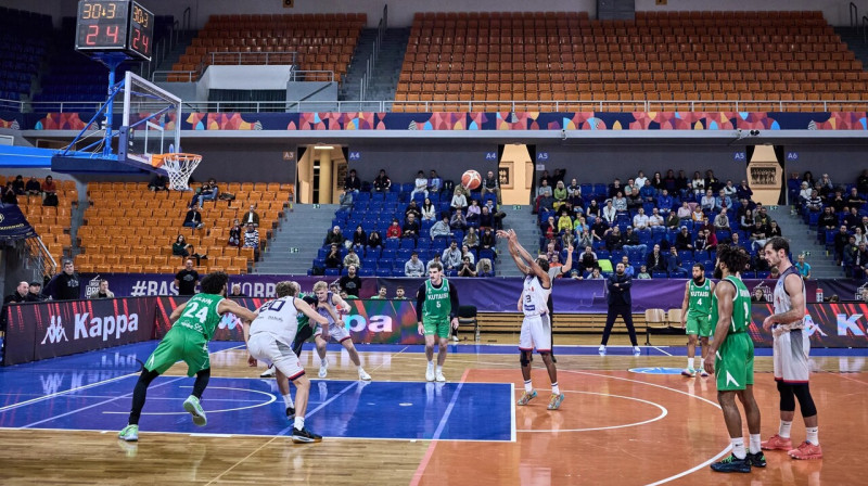 Mirklis no Brno un Kutaisi vienību cīņas FIBA Eiropas kausā. Foto: FIBA