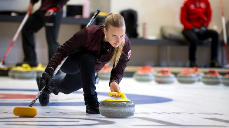 Katrīna Gaidule. Foto: Curling Tallin / Andres Mets