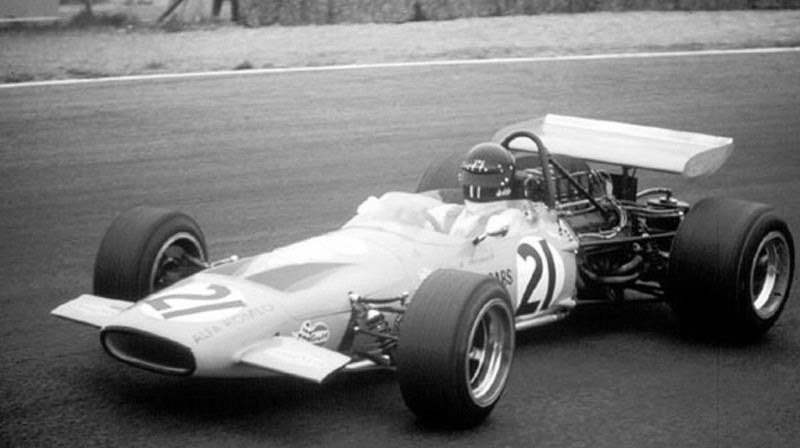 Andrea de Adamičs 1970. gadā pie "McLaren" stūres. Foto: Motorsport.com
