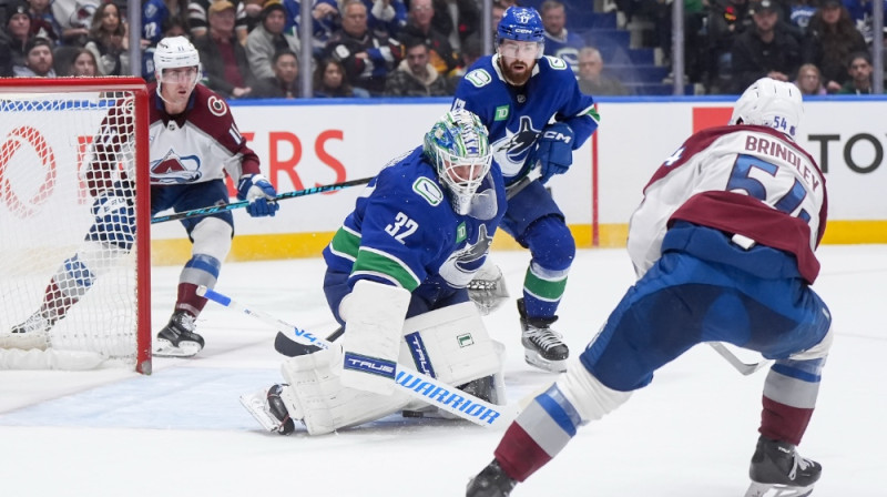 Gevins Brindlijs gūst uzvaras vārtus. Foto: AP/Scanpix