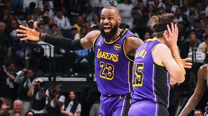 Lebrons Džeimss. Foto: Los Angeles Lakers