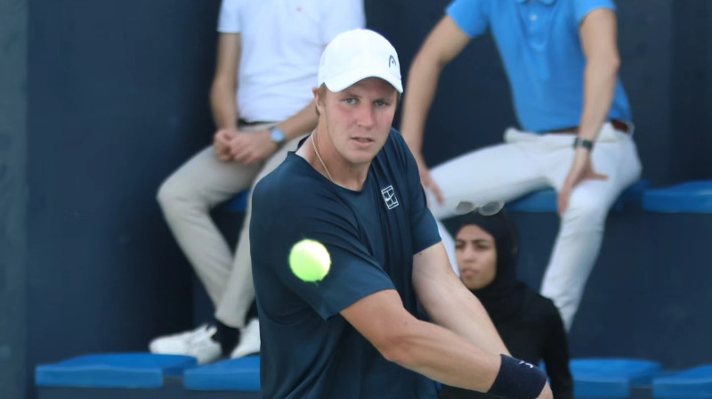 Kārlis Ozoliņš. Foto: Bahrain Tennis Federation