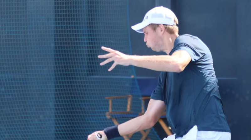 Kārlis Ozoliņš. Foto: Bahrain Tennis Federation