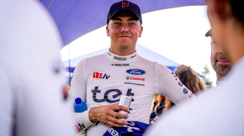 Mārtiņš Sesks. Foto: Facebook.com/MartinsSesksRallying