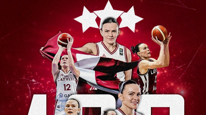 Anete Šteinberga: 100 spēles Latvijas valstsvienībā. Kolāža: LBS