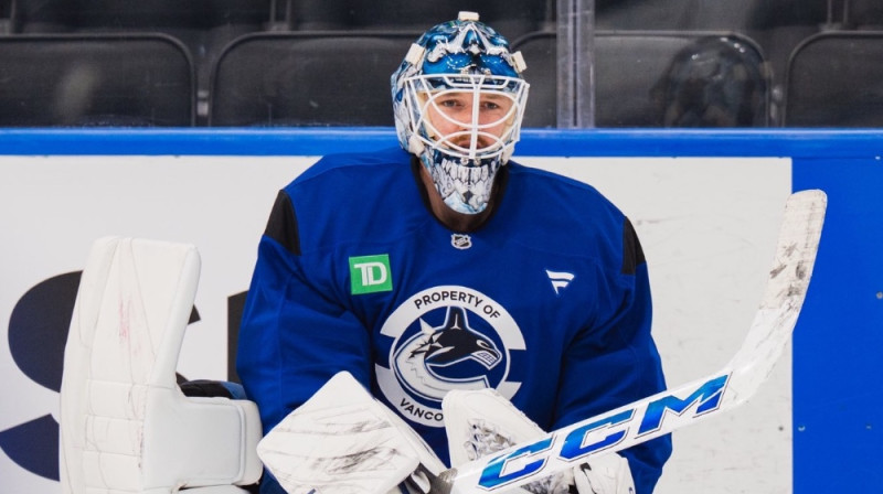 Tečers Demko. Foto: Vancouver Canucks