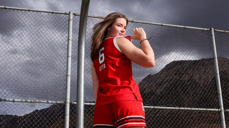 Evelīna Otto 2025. gada 20. oktobrī. Foto: Utah WBB