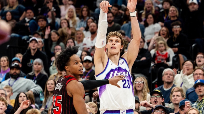 Lauri Markanens. Foto: Utah Jazz