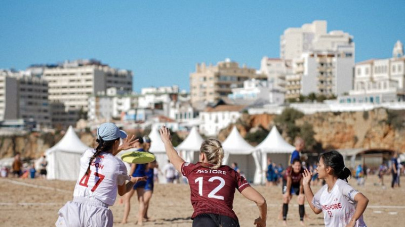 Gundega Pastore. Foto: buldurek/Latvijas Frisbija federācija