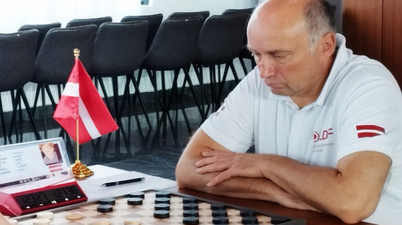 Guntis Valneris. Foto: Latvijas Dambretes federācija.