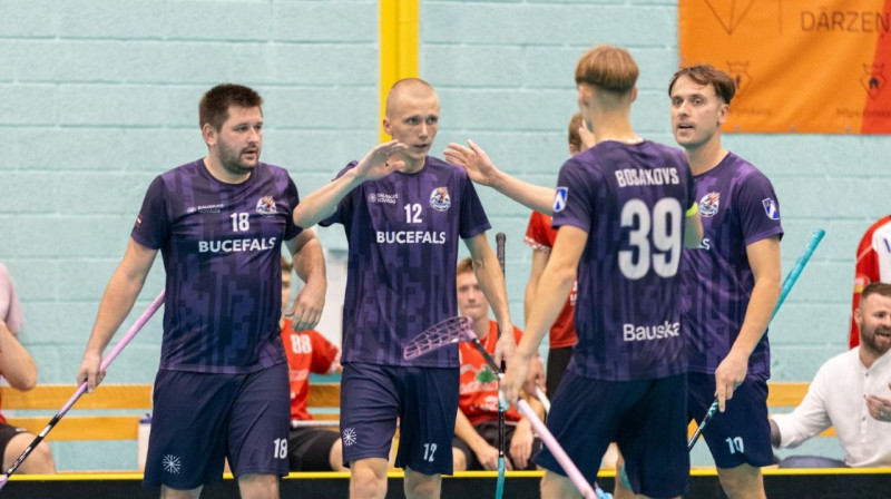 Florbola komanda "Bauska". Foto: Anita Stukāne, LFS