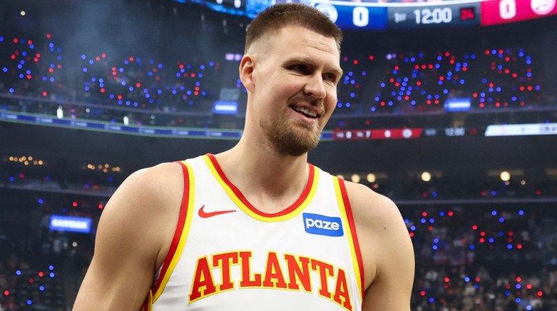 Latvijas basketbola lielākā zvaigzne Kristaps Porziņģis. Foto. AP. Scanpix