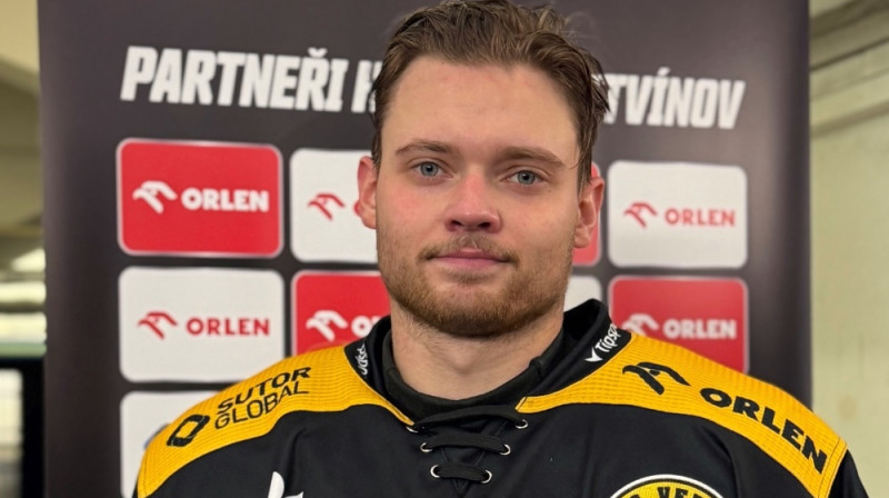 Markuss Komuls. Foto: HC VERVA Litvínov