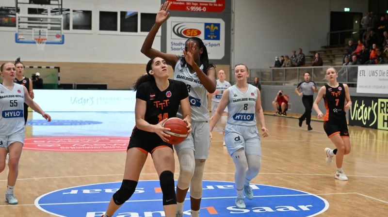 Naja Bekere 2025. gada 26. novembrī. Foto: EuroCup Women