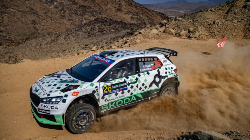 Nikolaja Grjazina ekipāža. Foto: Pavel Jaremenko