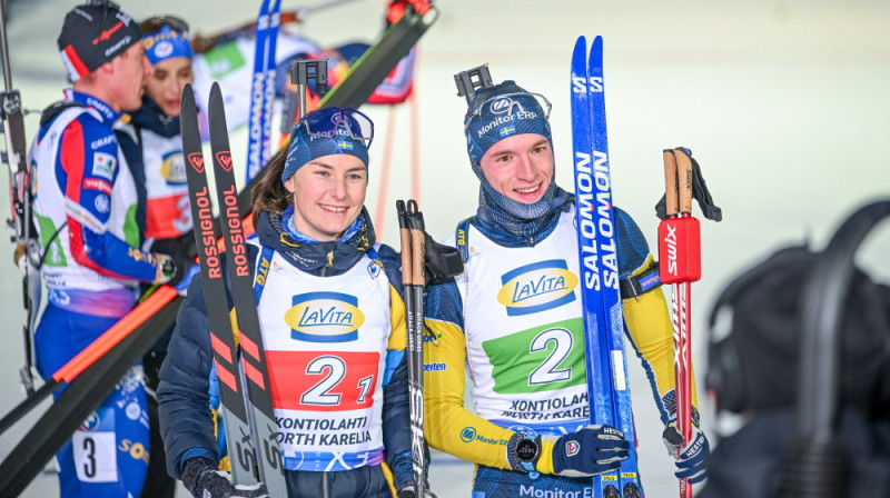 Ella Halversone un Sebastians Sāmuelsons. Foto: Nordic Focus