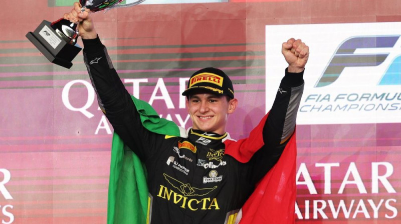Leonardo Fornaroli. Foto: FIA F2