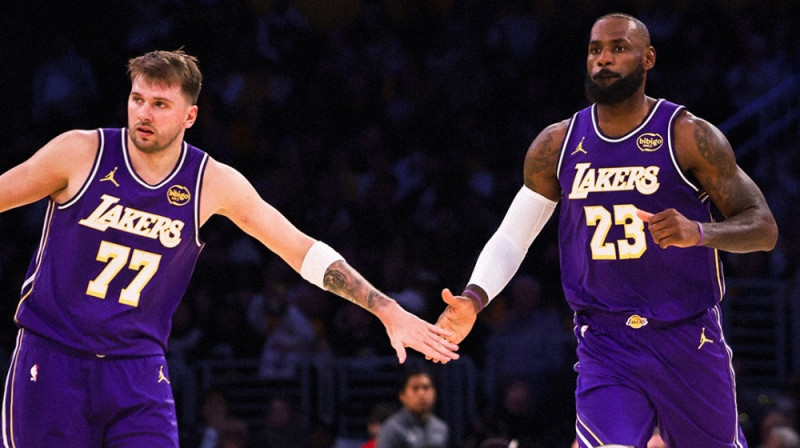 Luka Dončičs. Foto: Los Angeles Lakers