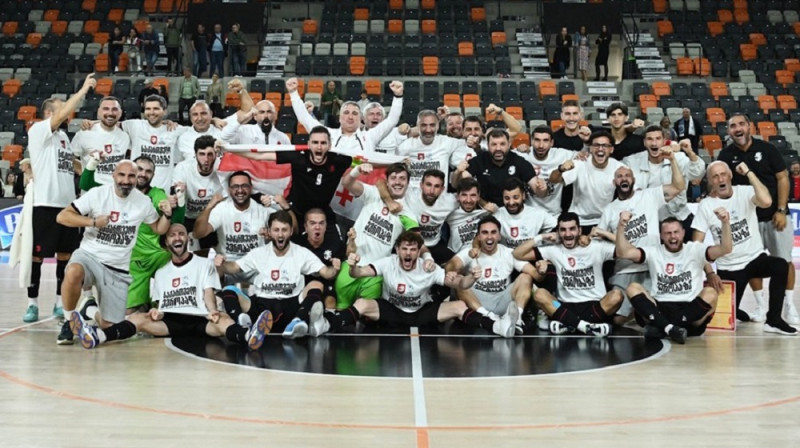 Gruzijas izlase. Foto: LFF.