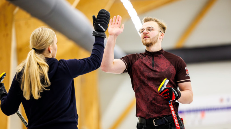 Katrīna Gaidule, Roberts Reinis Buncis
Foto: Curling Lodz / Tomašs Seruga