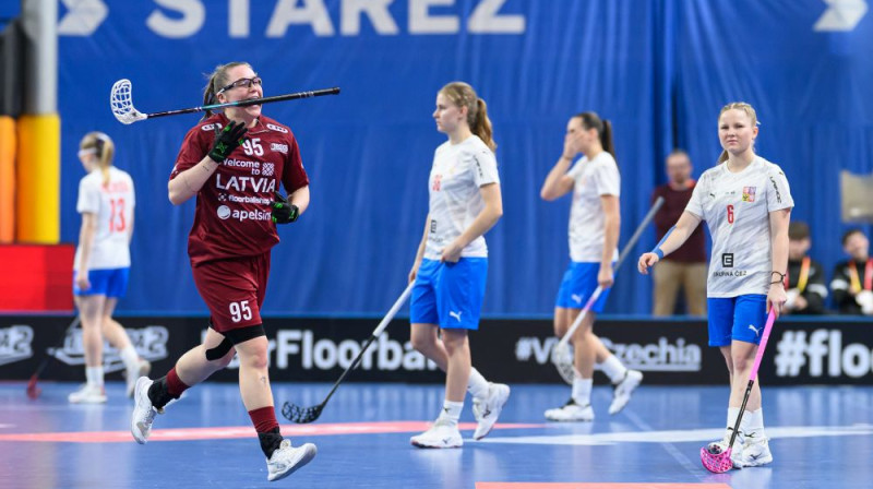 Anna Ankudinova tika atzīta par labāko Latvijas izlasē, foto: Martin Flousek