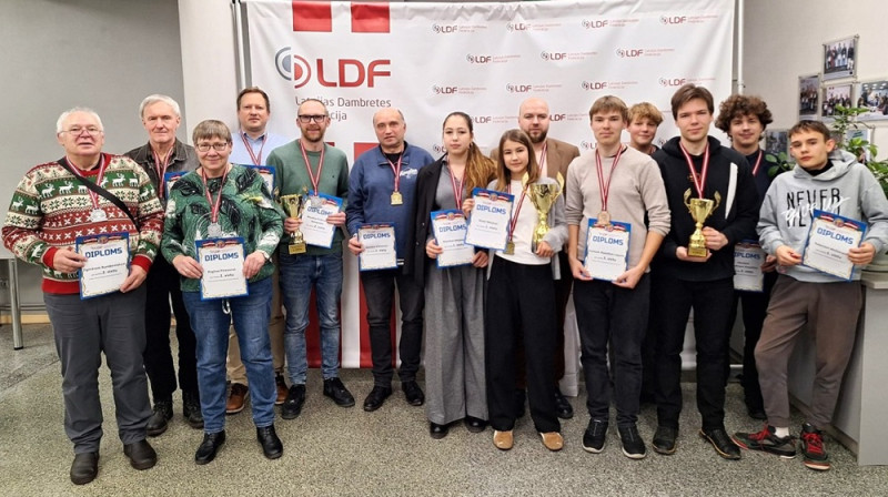 Godalgoto vietu ieguvēji. Foto: LDF.