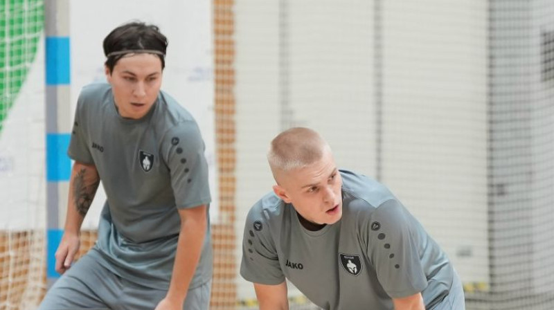 Žans Borisenoks un Toms Grīslis. Foto: Beitar Riga