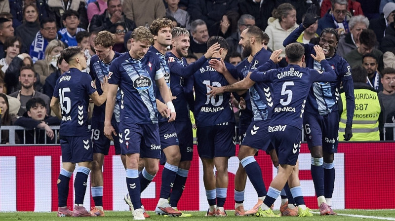 "Celta Vigo" futbolisti. Foto: ZUMAPRESS/Scanpix