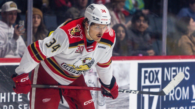 Eduards Tralmaks. Foto: Alyssa Luke/Griffins Hockey