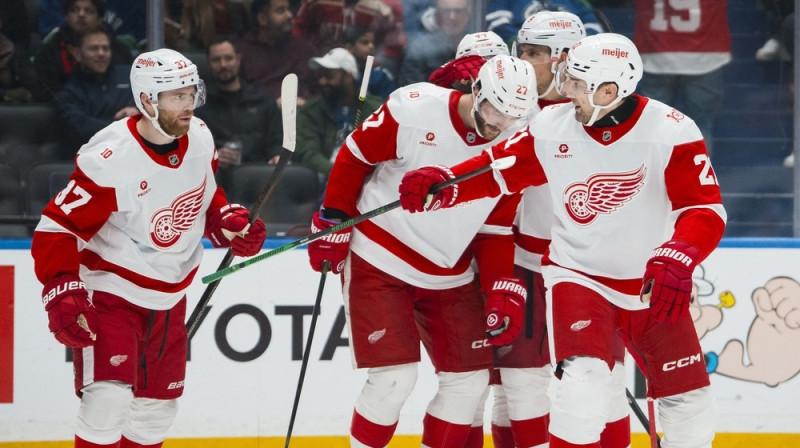 "Red Wings" hokejisti. Foto: AP/Scanpix