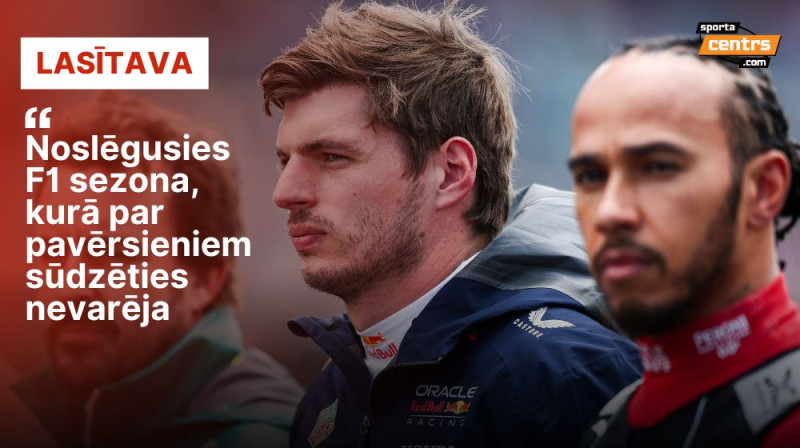 Makss Verstapens un Luiss Hamiltons Foto: DPA/Scanpix/ Sportacentrs.com kolāža