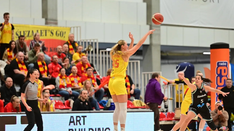 Digna Strautmane 2025. gada 11. decembrī. Foto: EuroCup Women