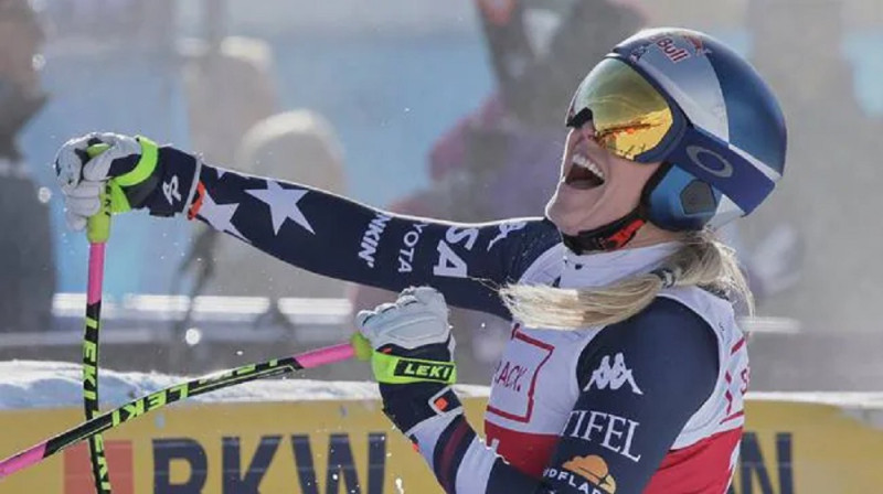 Lindsija Vona. Foyo: Foto: Luciano Bisi / AP / NTB.