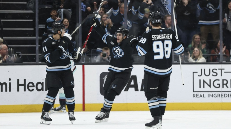 Jūtas "Mammoth" hokejisti. Foto: Reuters/Scanpix