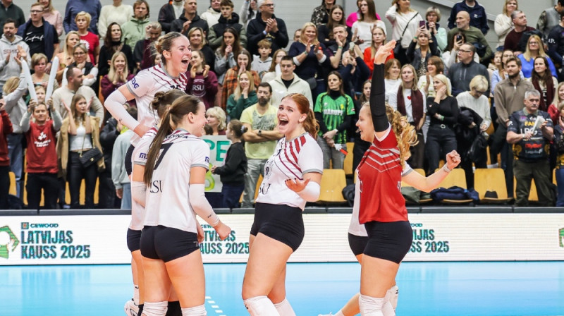 RSU volejbolistes. Foto: Artūrs Stiebriņš
