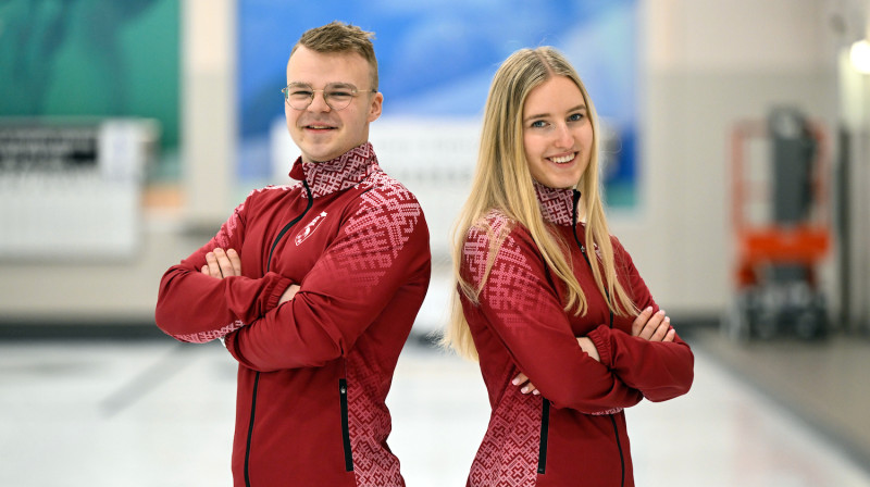 Katrīna Gaidule, Roberts Reinis Buncis
Foto: World Curling/ Eakin Howard