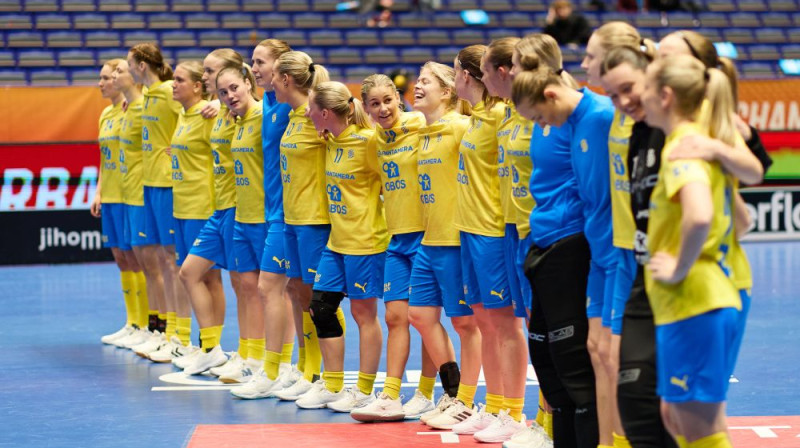 Zviedrijas sieviešu valstsvienība, foto: Jiri Uchytil, IFF