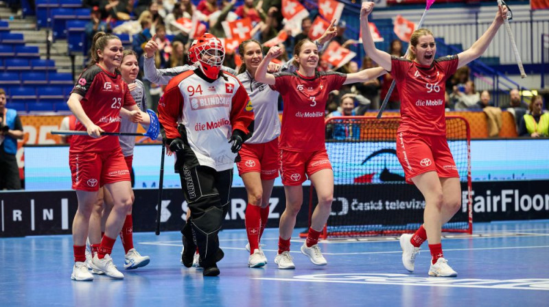 Šveices izlase sasniegusi pasaules čempionāta finālu, foto: Matyas Klapa, IFF