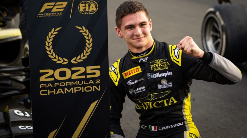 Leonardo Fornaroli. Foto: FIA F2
