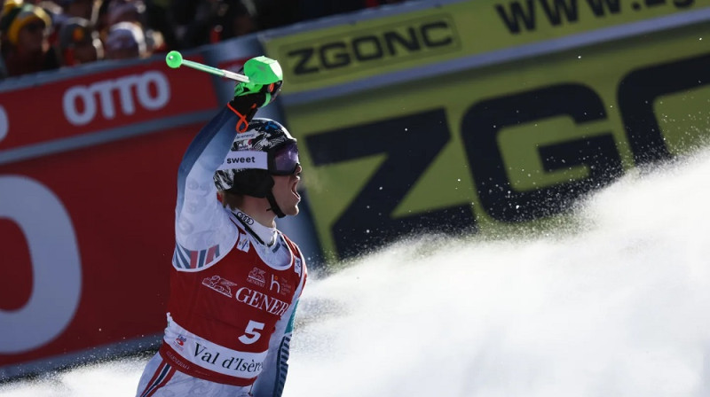 Timons Haugans. Foto: FIS / Action Press / Alessandro Annaloro.