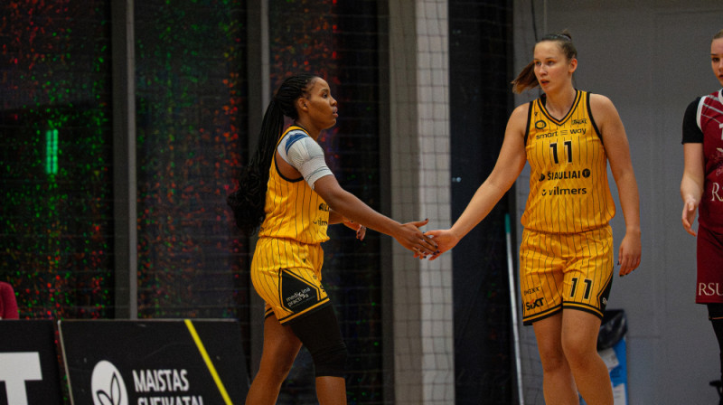 Rūta Stiprā un Keila Kūpere 2025. gada 16. decembrī. Foto: Guste Bagdonaite